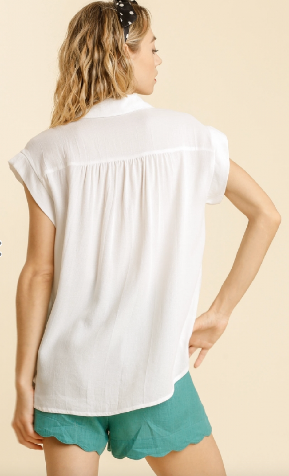 Short Cap Sleeve Top- Clearance