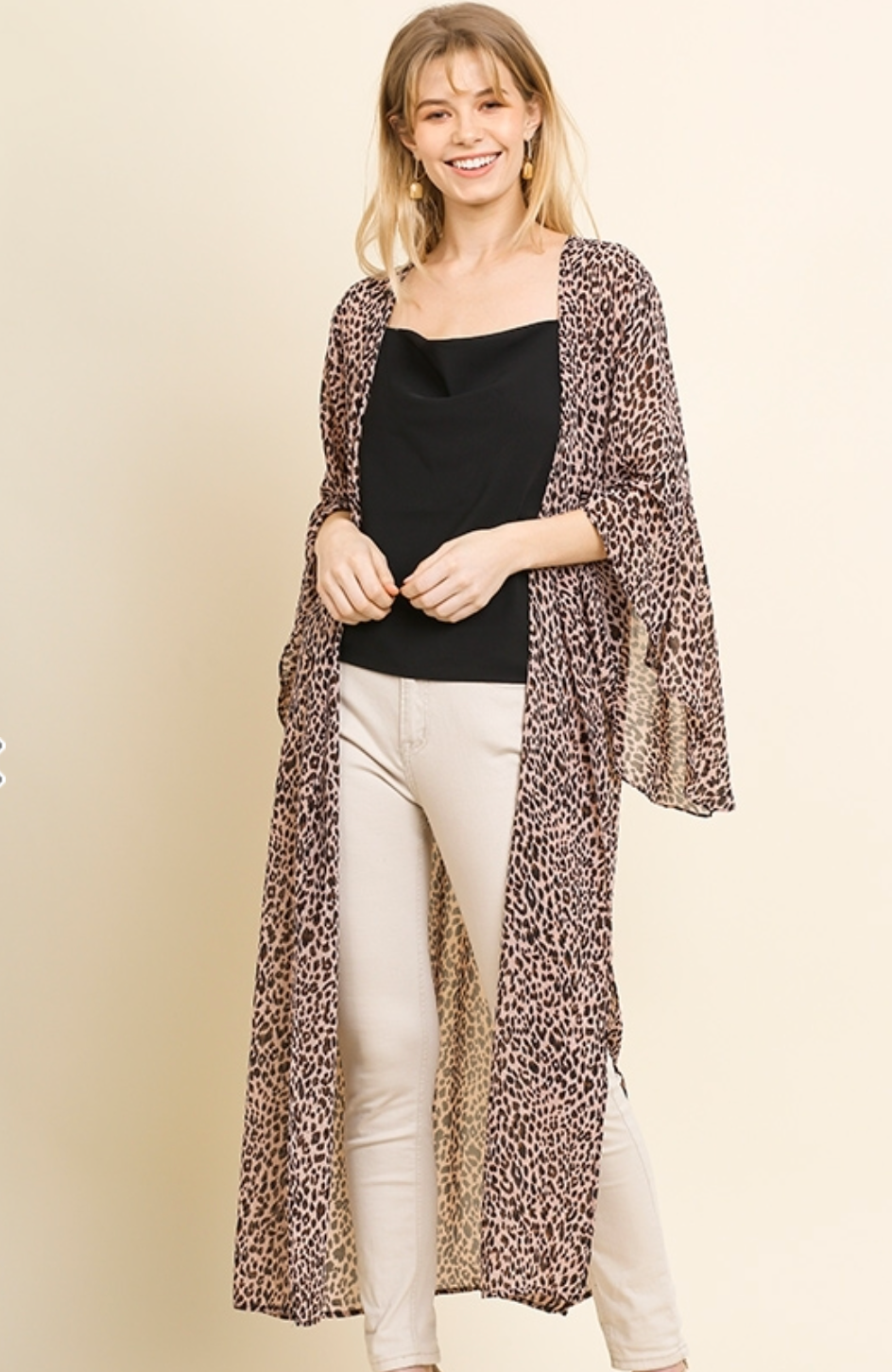 Leopard  Kimono-Big Sale