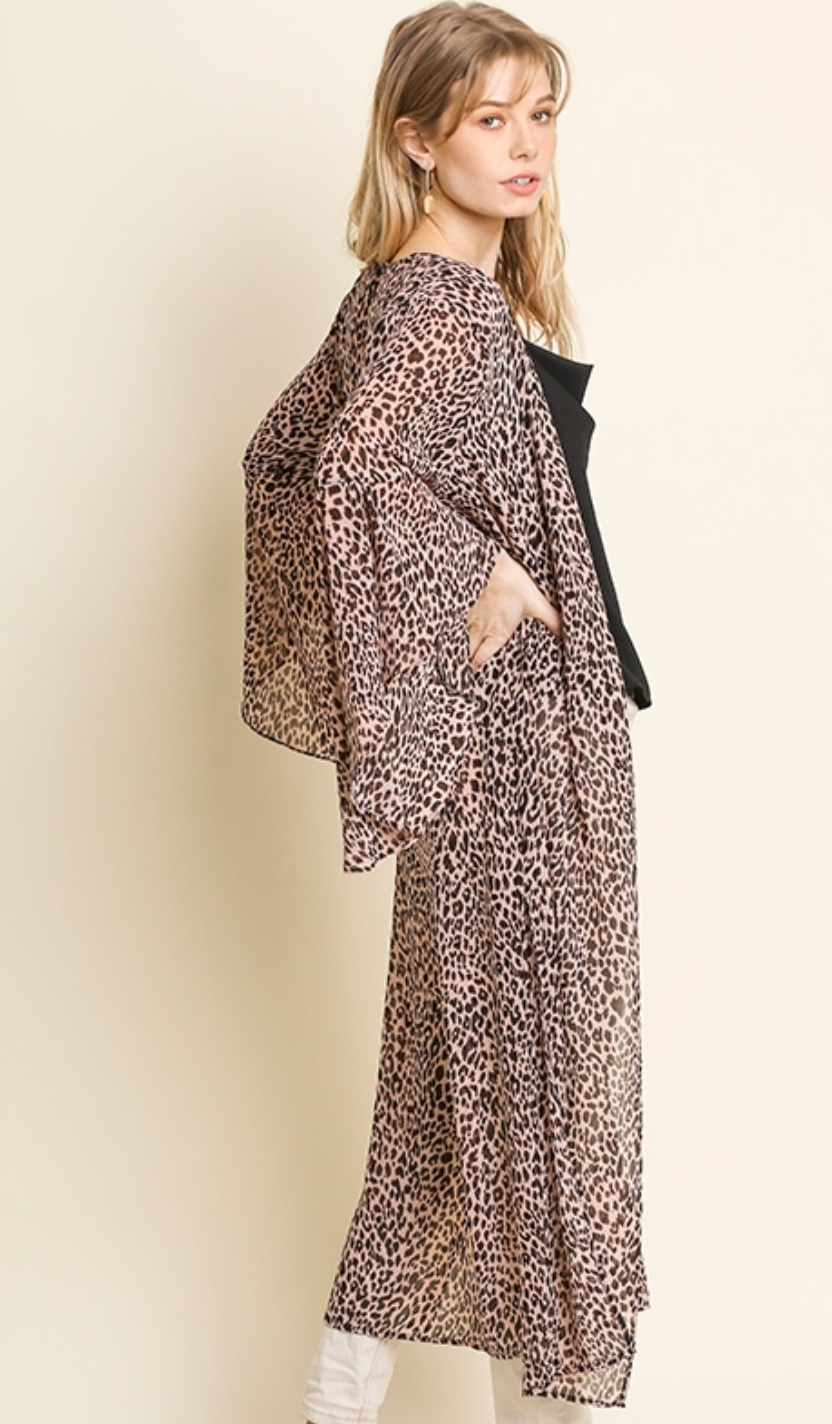 Leopard  Kimono-Big Sale