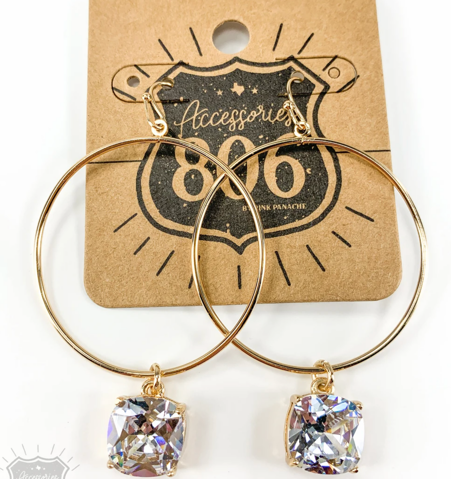 Gold Tone Hoop Earrings